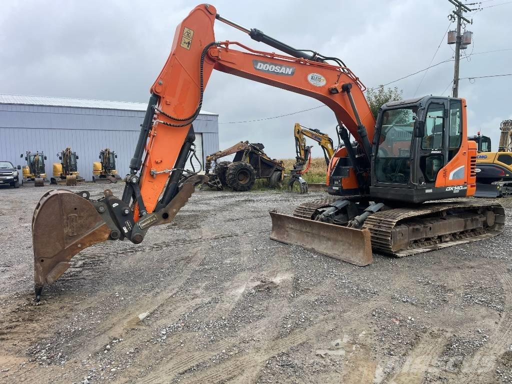 Doosan DX 140 LCR Gravemaskiner på larvebånd