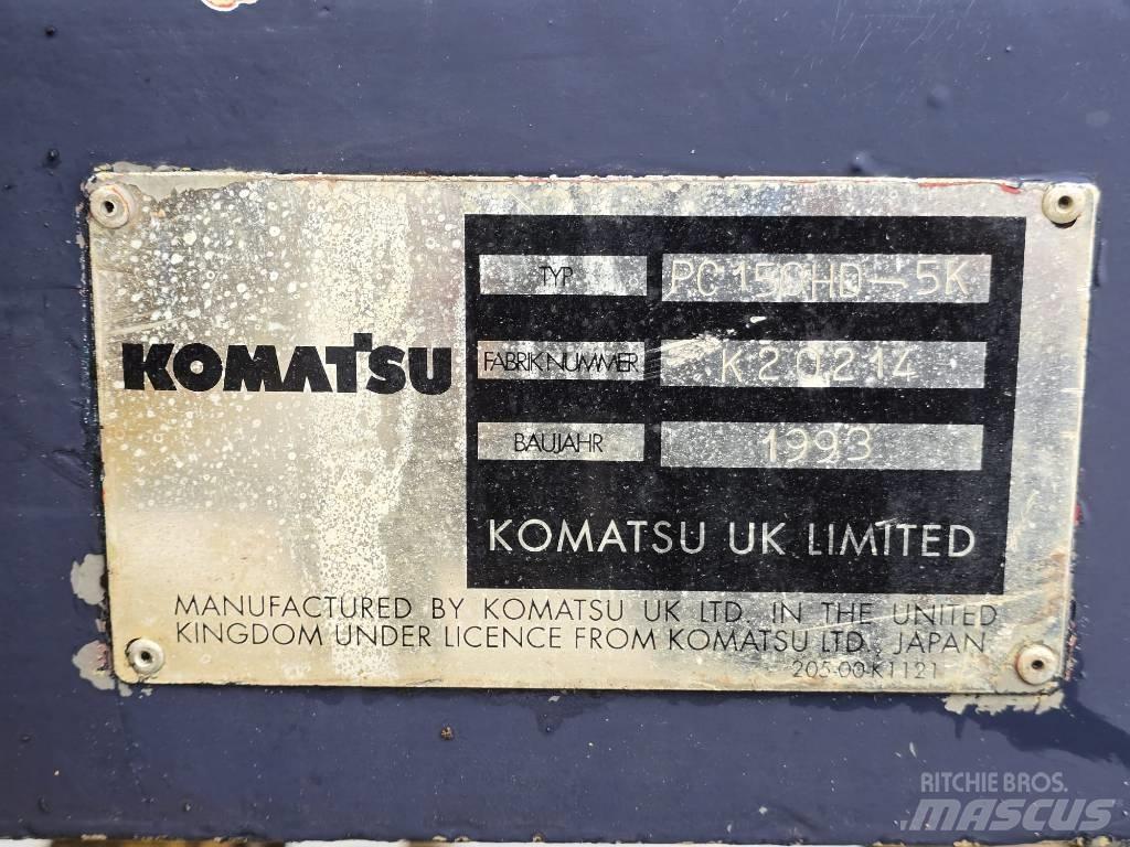 Komatsu PC 150 HD-5K Gravemaskiner på larvebånd