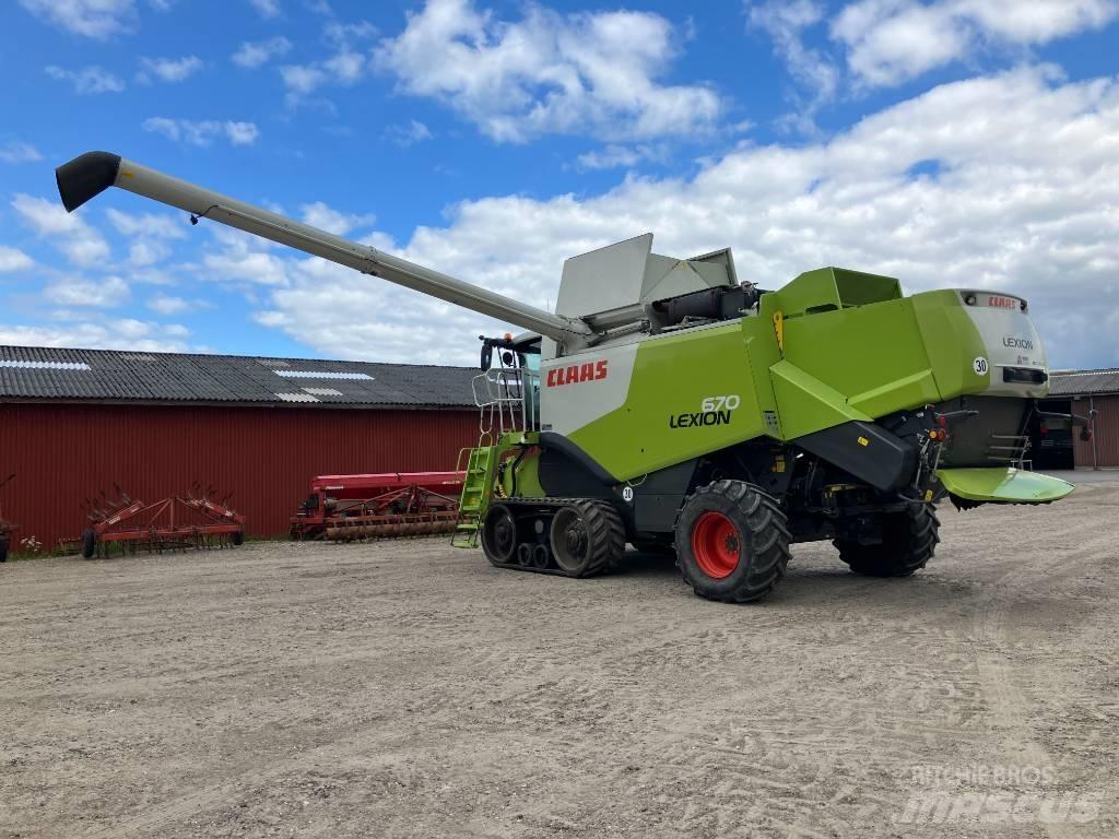 CLAAS LEXION 670 TT Mejetærskere