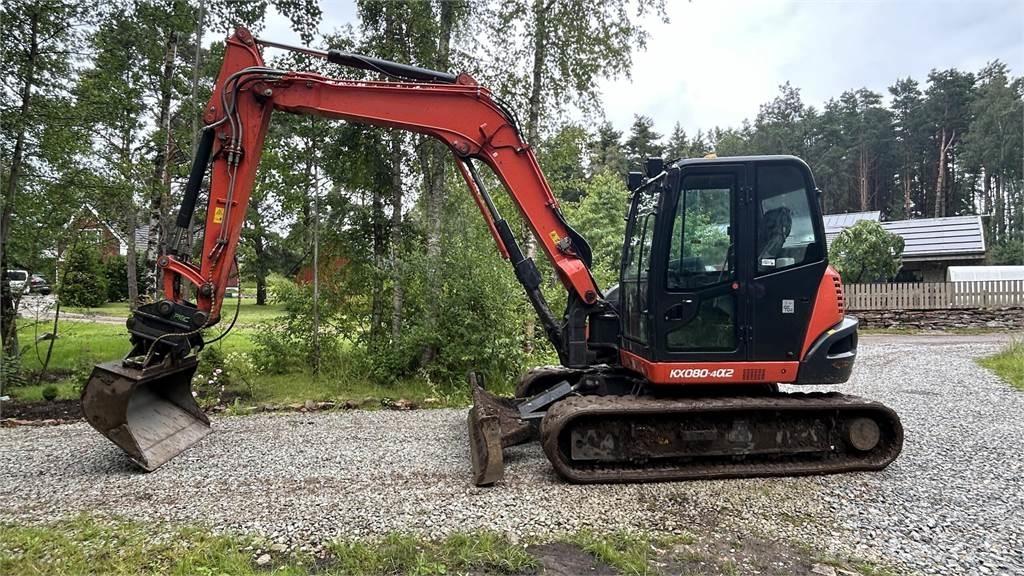 Kubota KX080 – 4a2 Minigravemaskiner