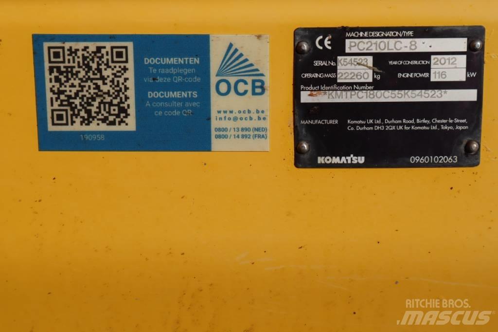 Komatsu PC 210 LC-8 Gravemaskiner på larvebånd