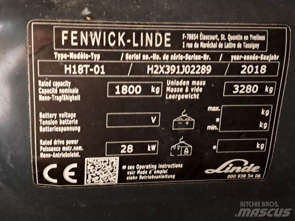Linde H18T-01 LPG gaffeltrucks