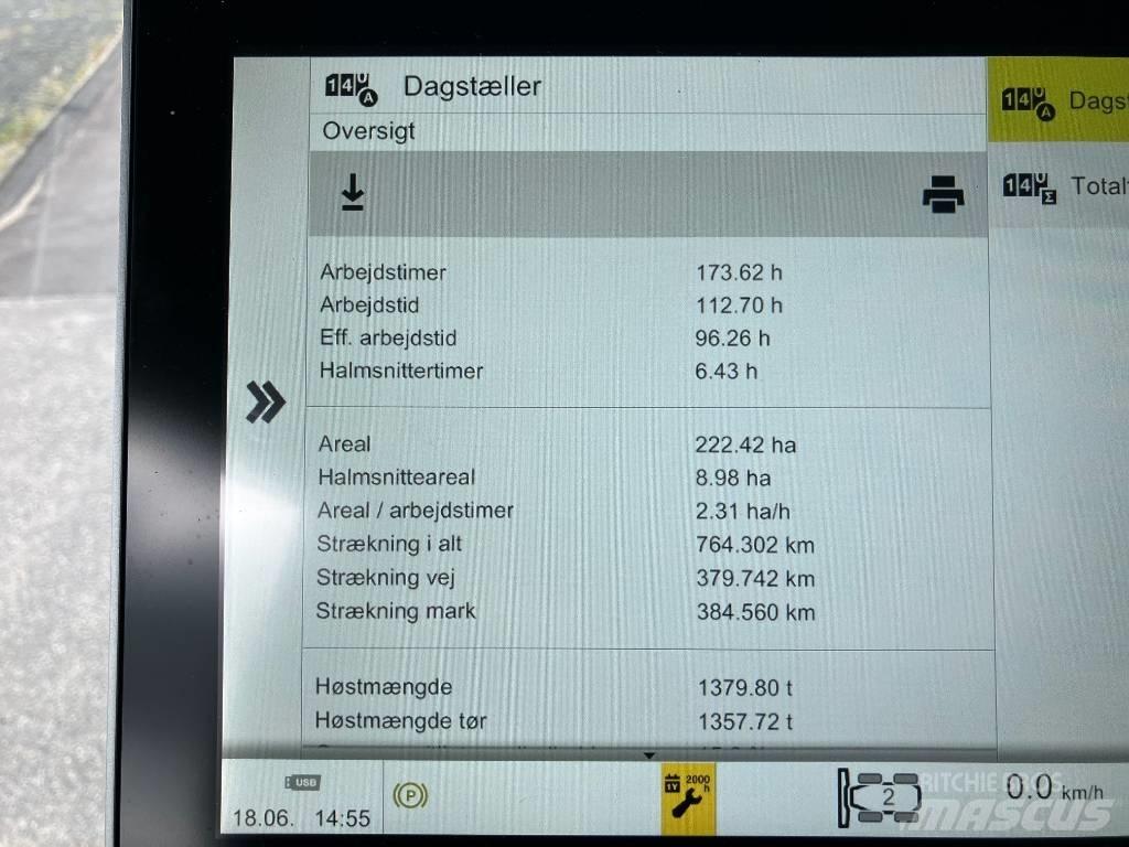 CLAAS LEXION 6600 Mejetærskere