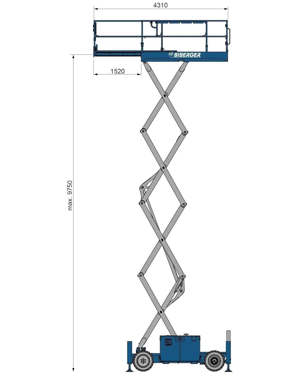 Genie GS 3369 BE Saxlifte