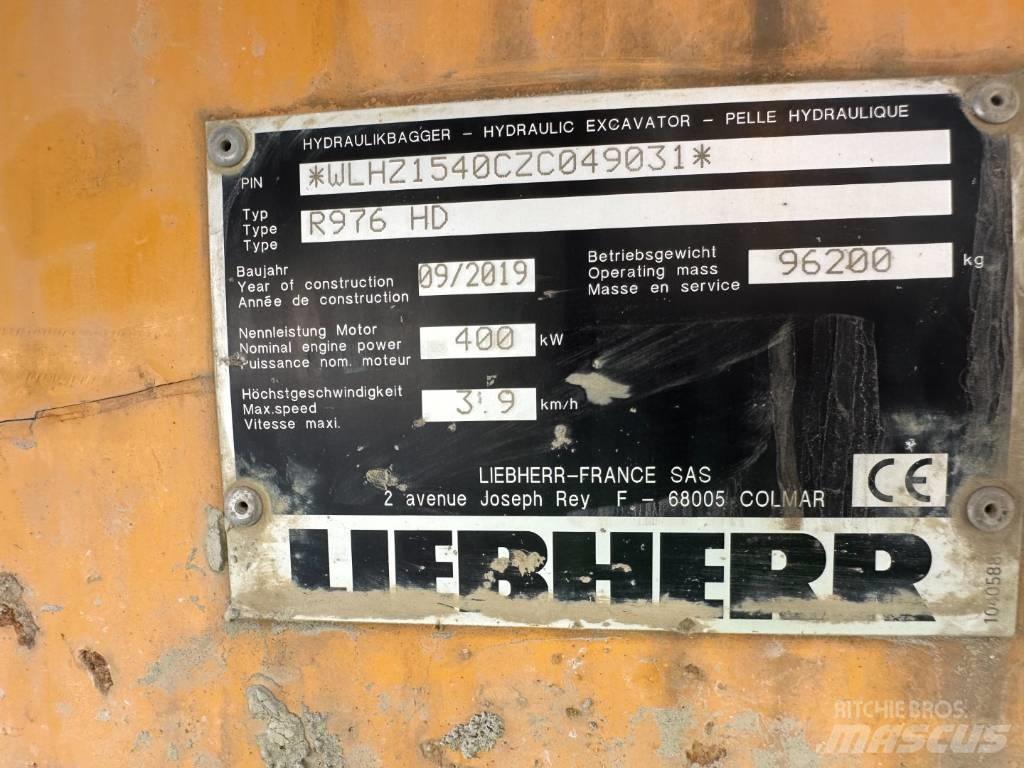 Liebherr R 976 HD Gravemaskiner på larvebånd