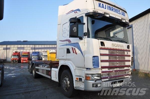 Scania 124 6X2 470 Lastbiler med containerramme / veksellad