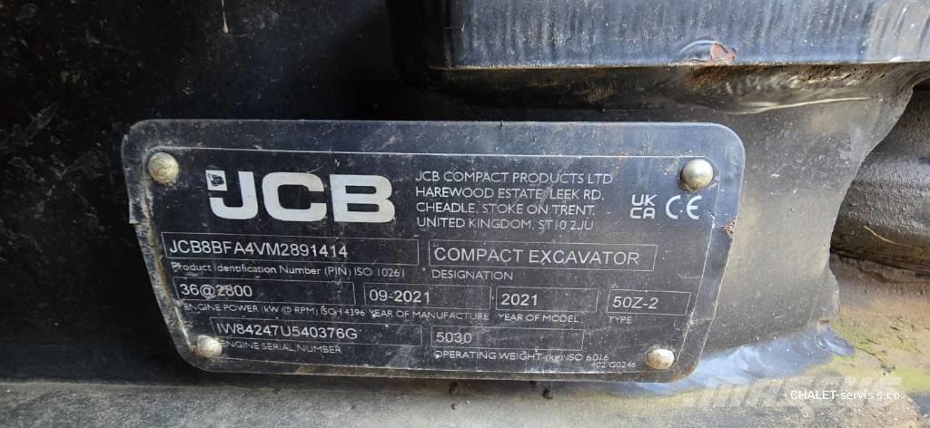 JCB 50 Z-2 Minigravemaskiner
