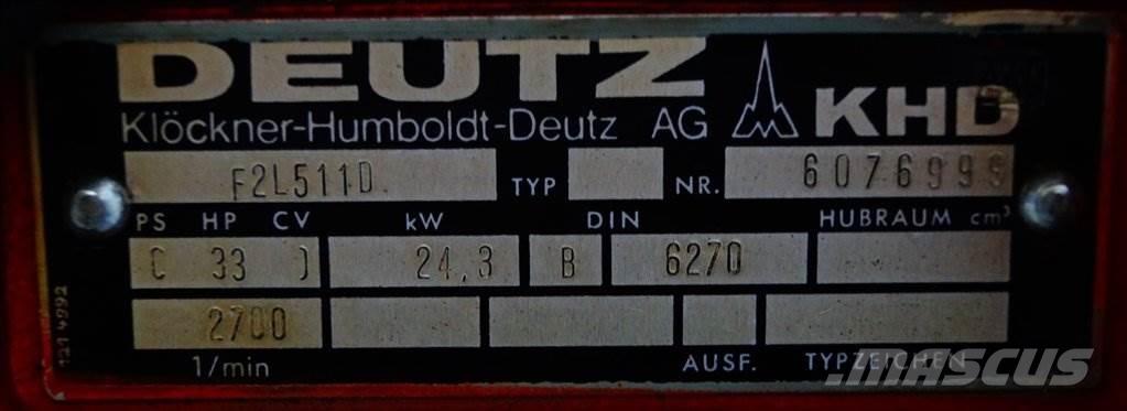Deutz AG F2L511D Motorer