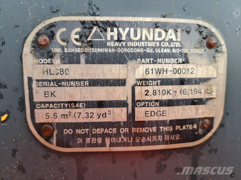 Hyundai HL980 Læssemaskiner på hjul