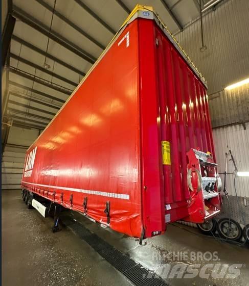 Krone Curtain Mega Semi-trailer med Gardinsider