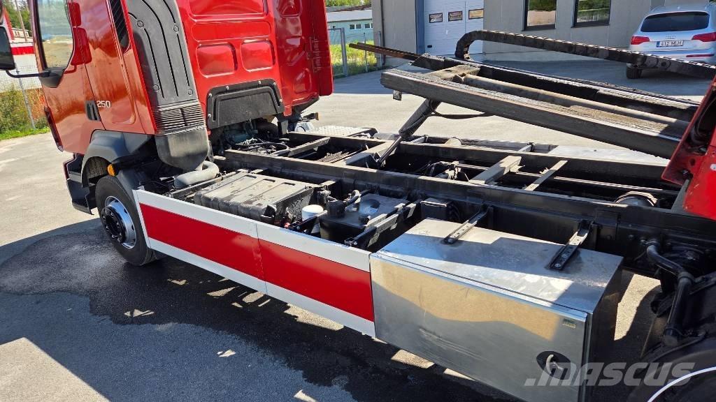 Volvo FL 250 4X2 Flatbed lastbiler med spil