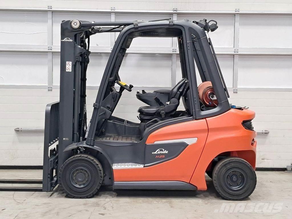 Linde H25T-01 LPG gaffeltrucks