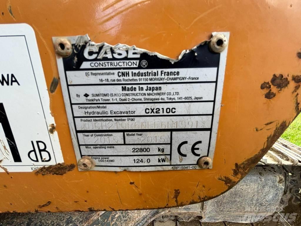 CASE CX 210 C Gravemaskiner på larvebånd