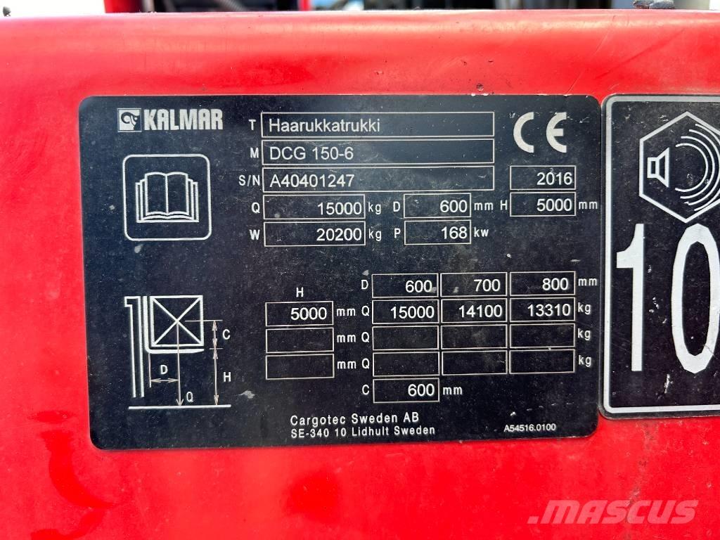 Kalmar DCG150-6 Diesel gaffeltrucks
