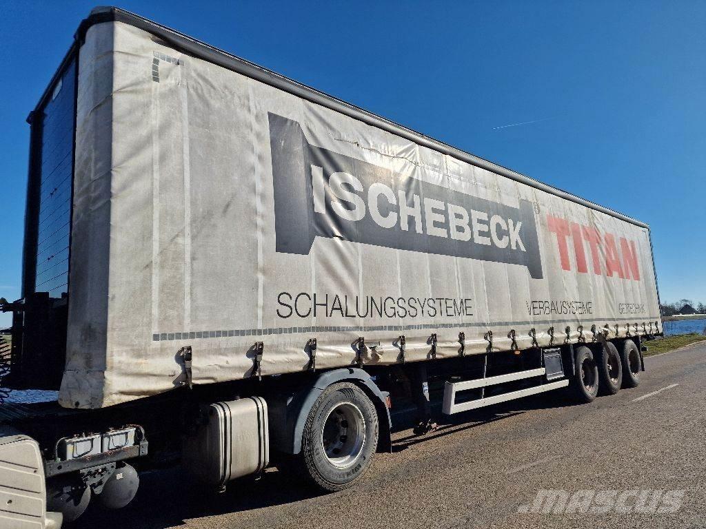  Ligthart 1227 TA Semi-trailer med Gardinsider