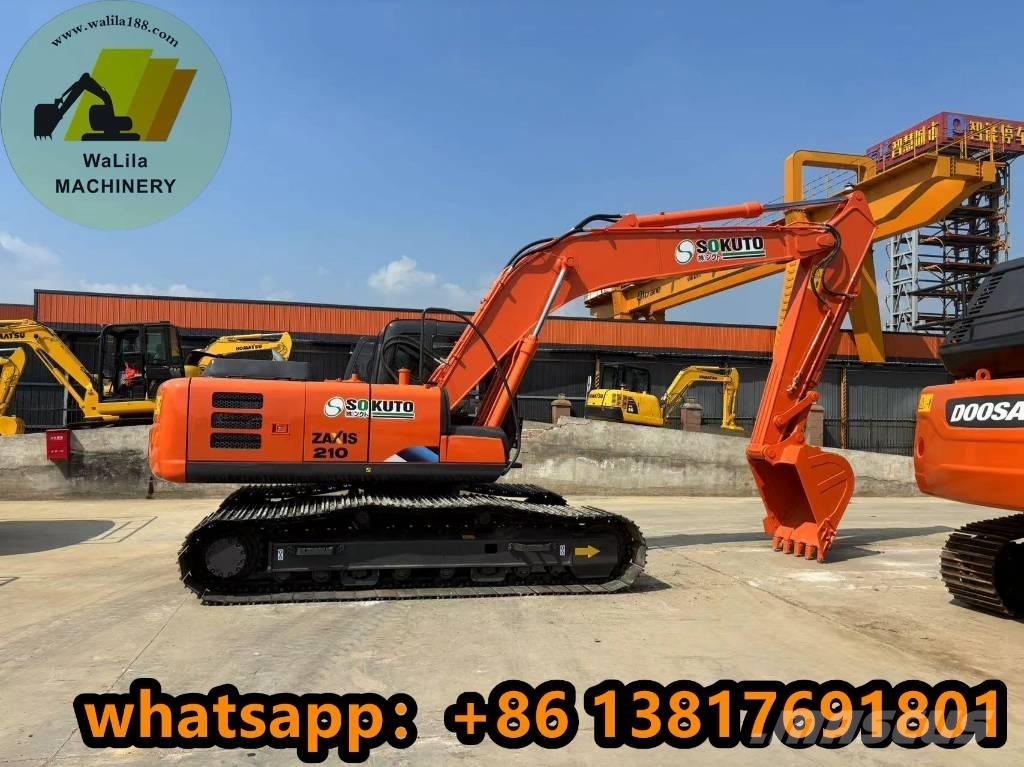 Hitachi ZX 210 Gravemaskiner på larvebånd