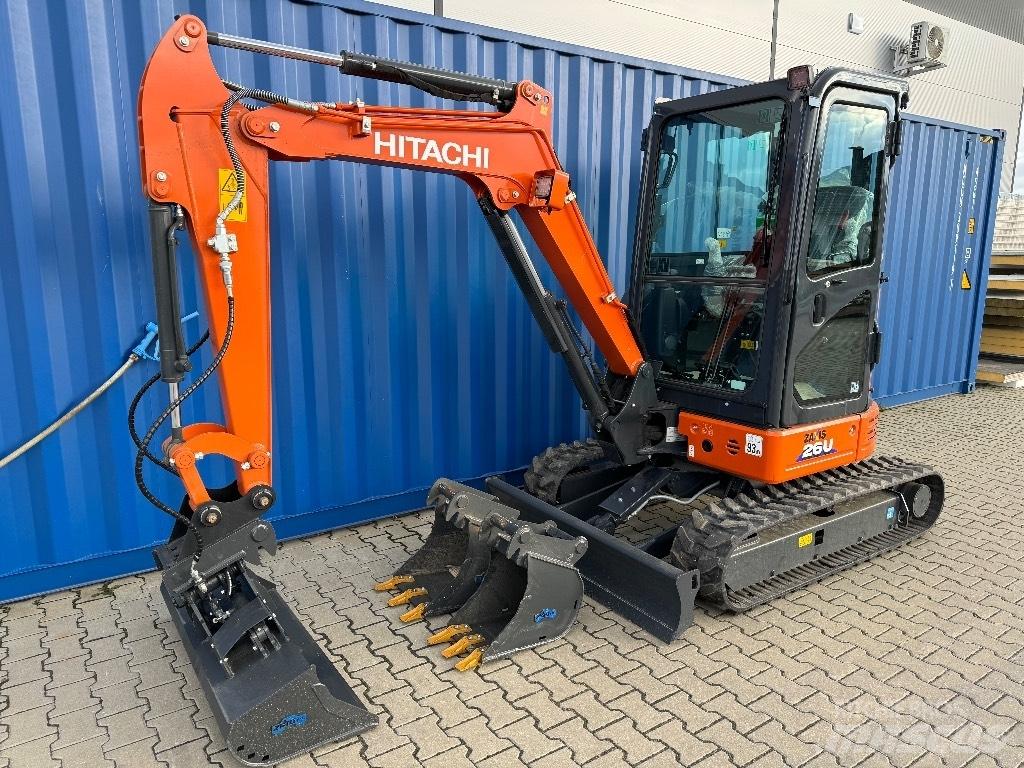 Hitachi ZX 26 U-6 Minigravemaskiner