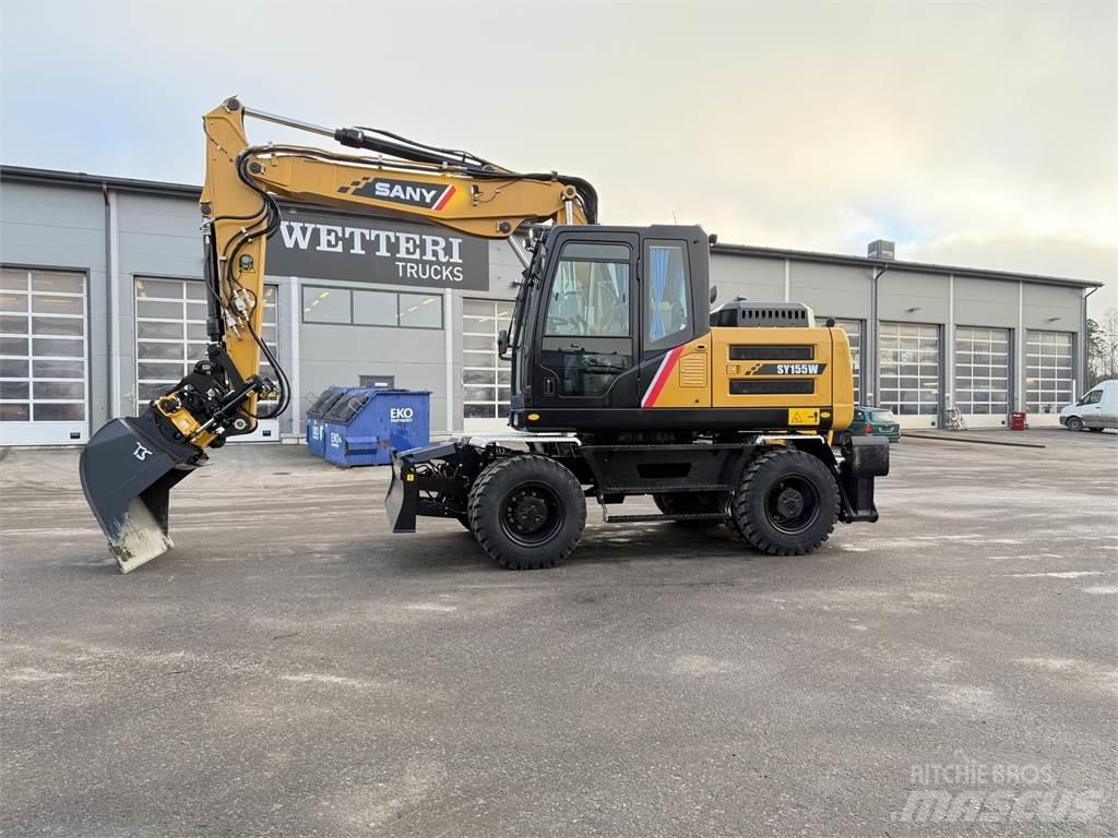 Sany SY155W Gravemaskiner på hjul