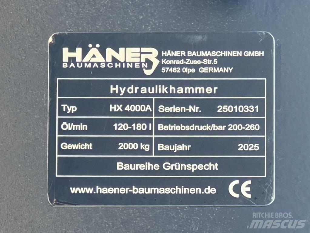  Haner HX 4000A Hydraulik / Trykluft hammere