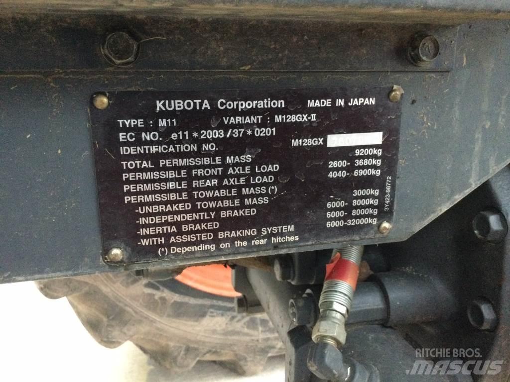 Kubota M128GX-II Traktorer
