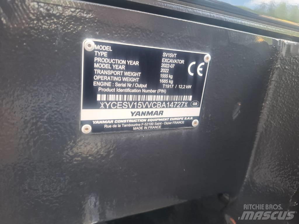 Yanmar SV 15 VT Minigravemaskiner
