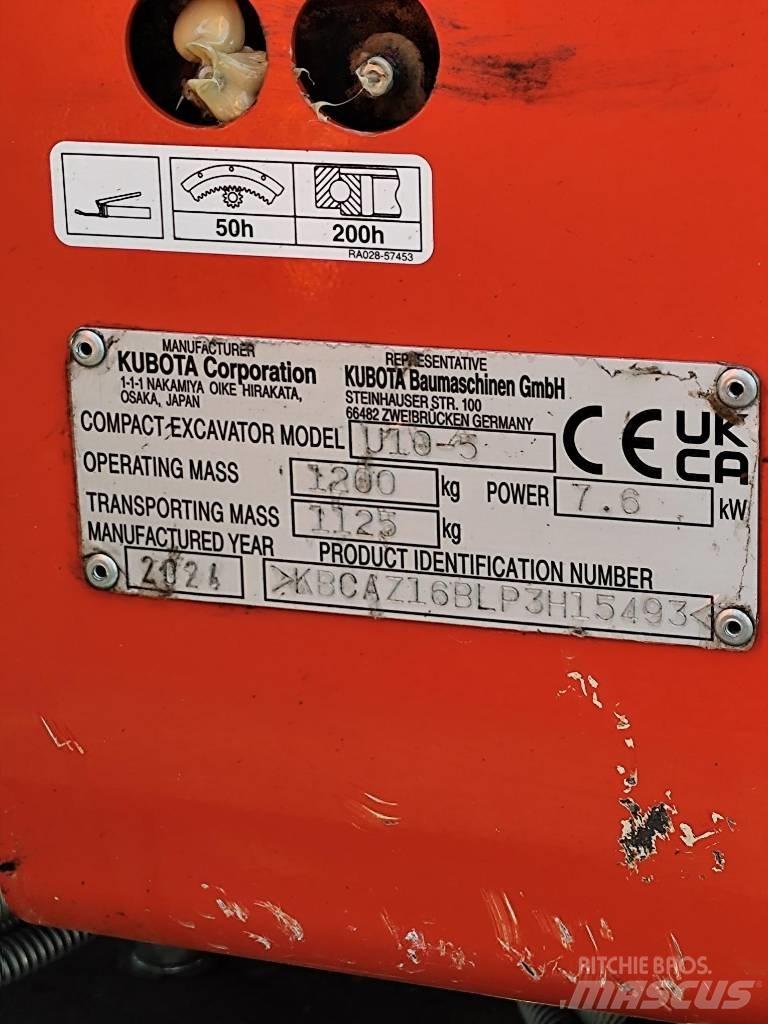 Kubota U 10 Minigravemaskiner