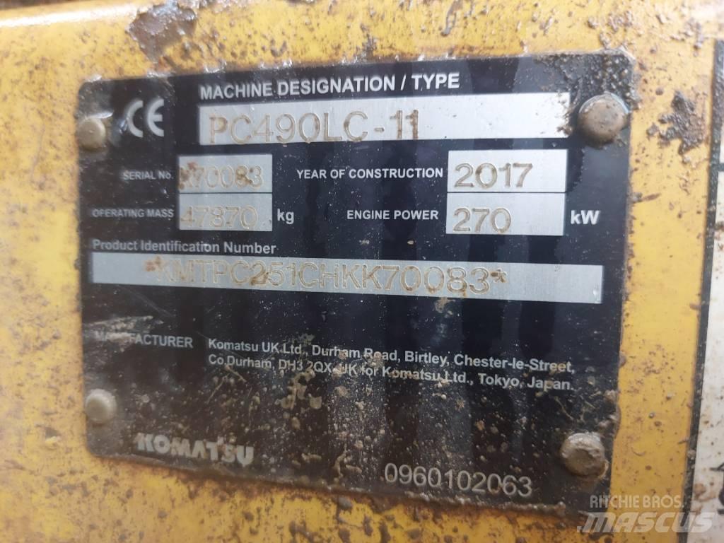 Komatsu PC490LC-11 Gravemaskiner på larvebånd