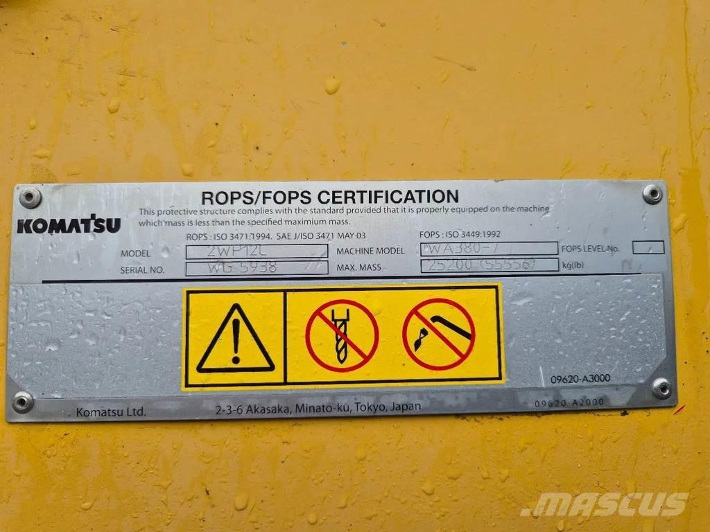 Komatsu WA 380 - 7 Læssemaskiner på hjul