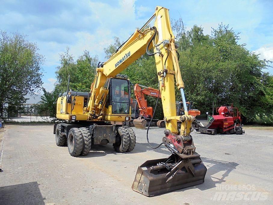 Komatsu PW 140-7 Gravemaskiner på hjul