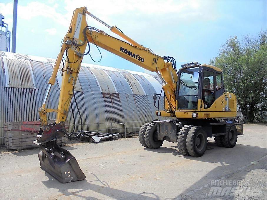 Komatsu PW 140-7 Gravemaskiner på hjul