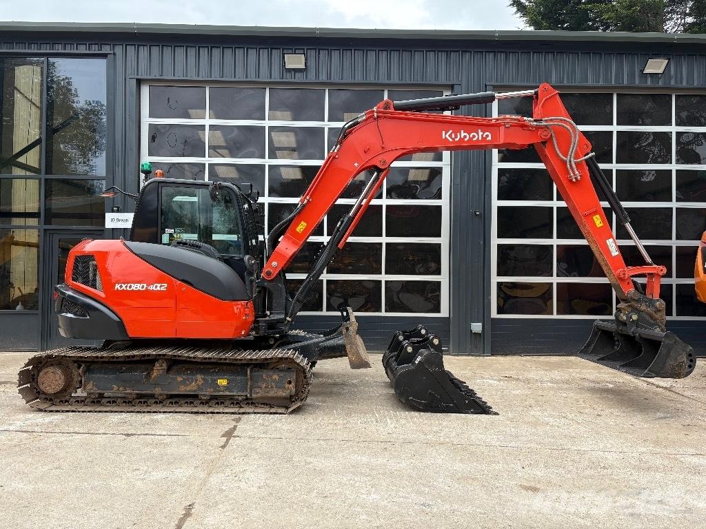 Kubota KX 080 Midi-gravemaskiner 7t - 12t