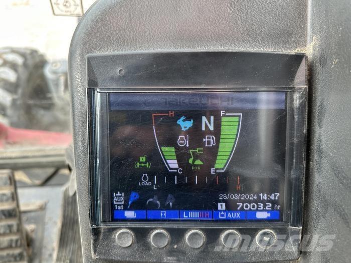 Takeuchi TB295W Gravemaskiner på hjul