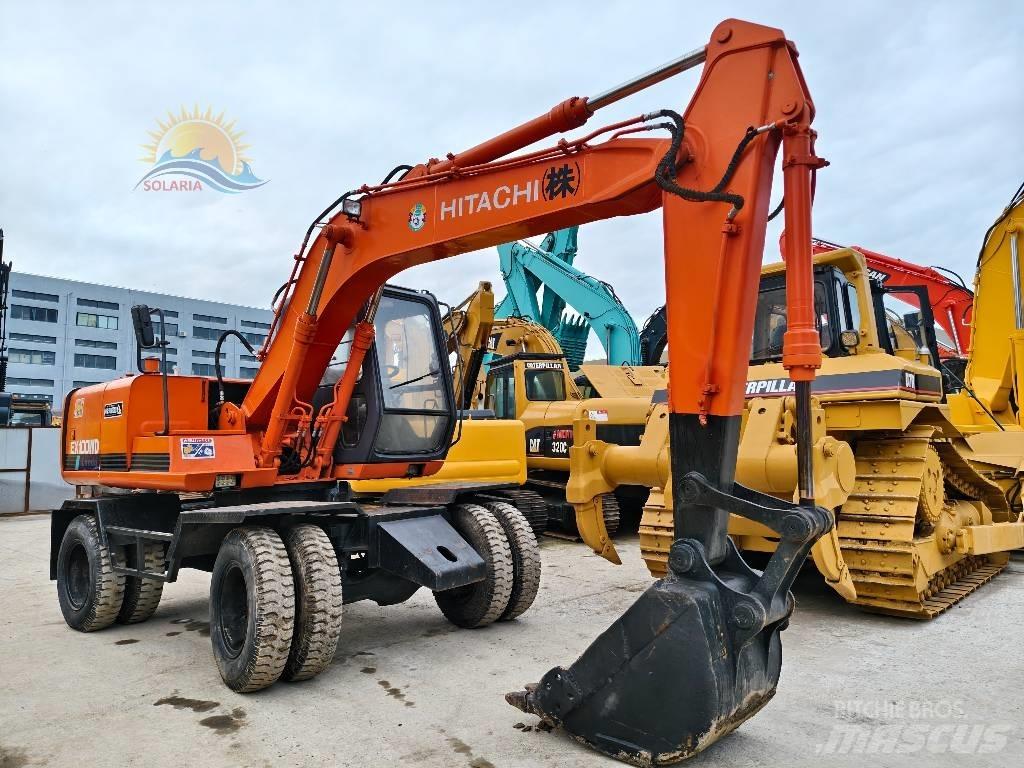 Hitachi EX 100 W D Gravemaskiner på hjul