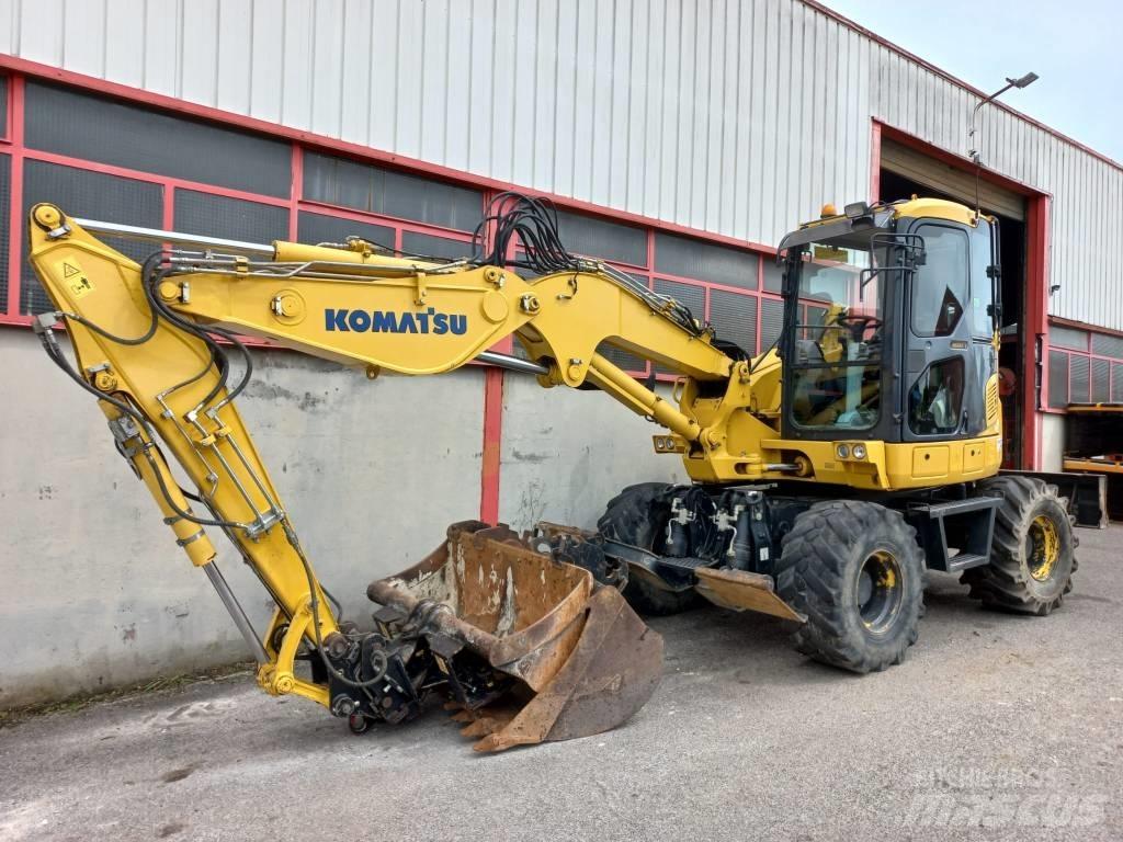 Komatsu PW 98 MR Gravemaskiner på hjul