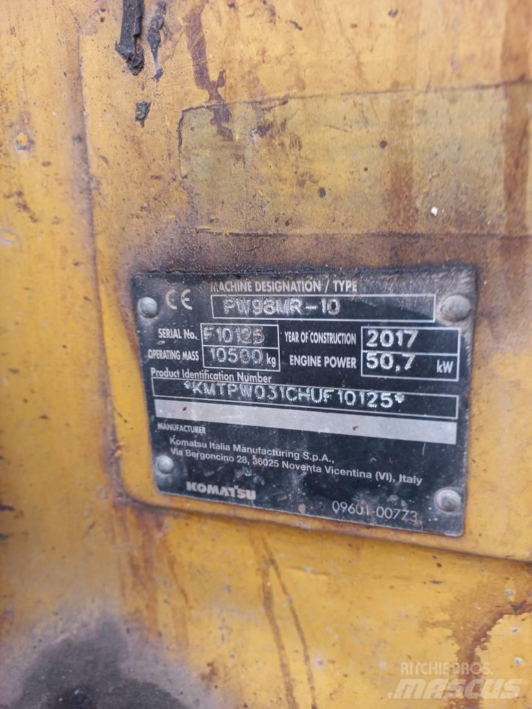 Komatsu PW 98 MR Gravemaskiner på hjul