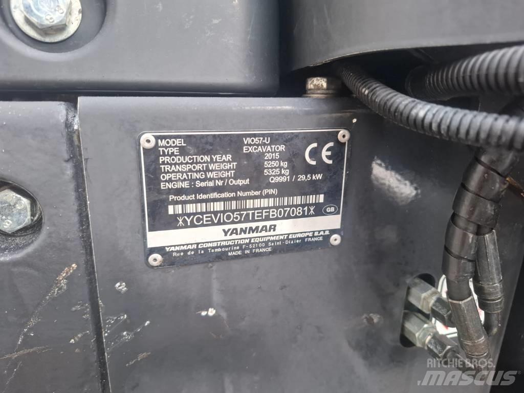 Yanmar Vio 57-U Minigravemaskiner