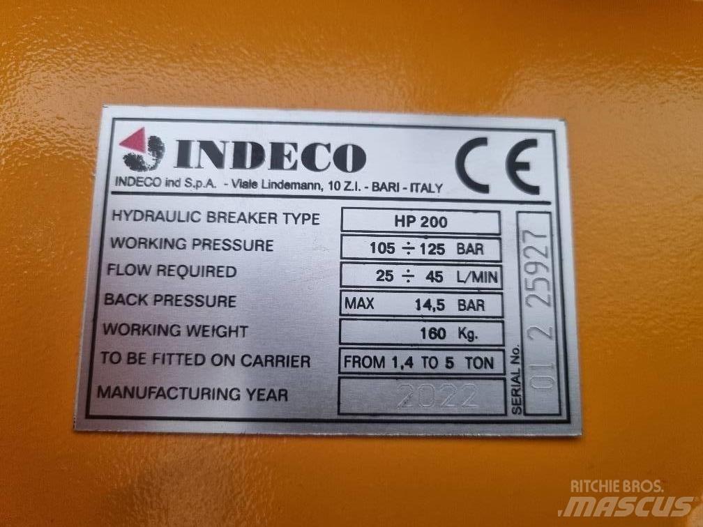 Indeco HP 200 Hydraulik / Trykluft hammere