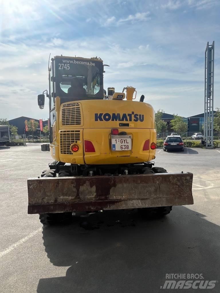 Komatsu PW98MR-10 Gravemaskiner på hjul