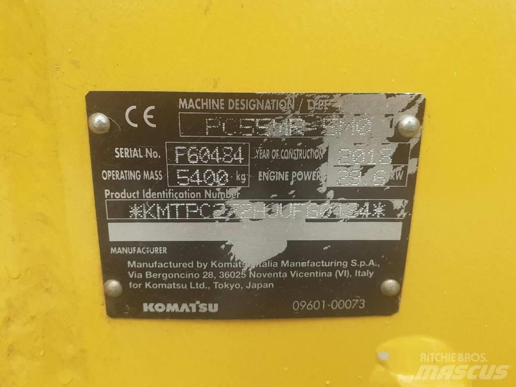 Komatsu PC 55 MR-5 Gravemaskiner på larvebånd
