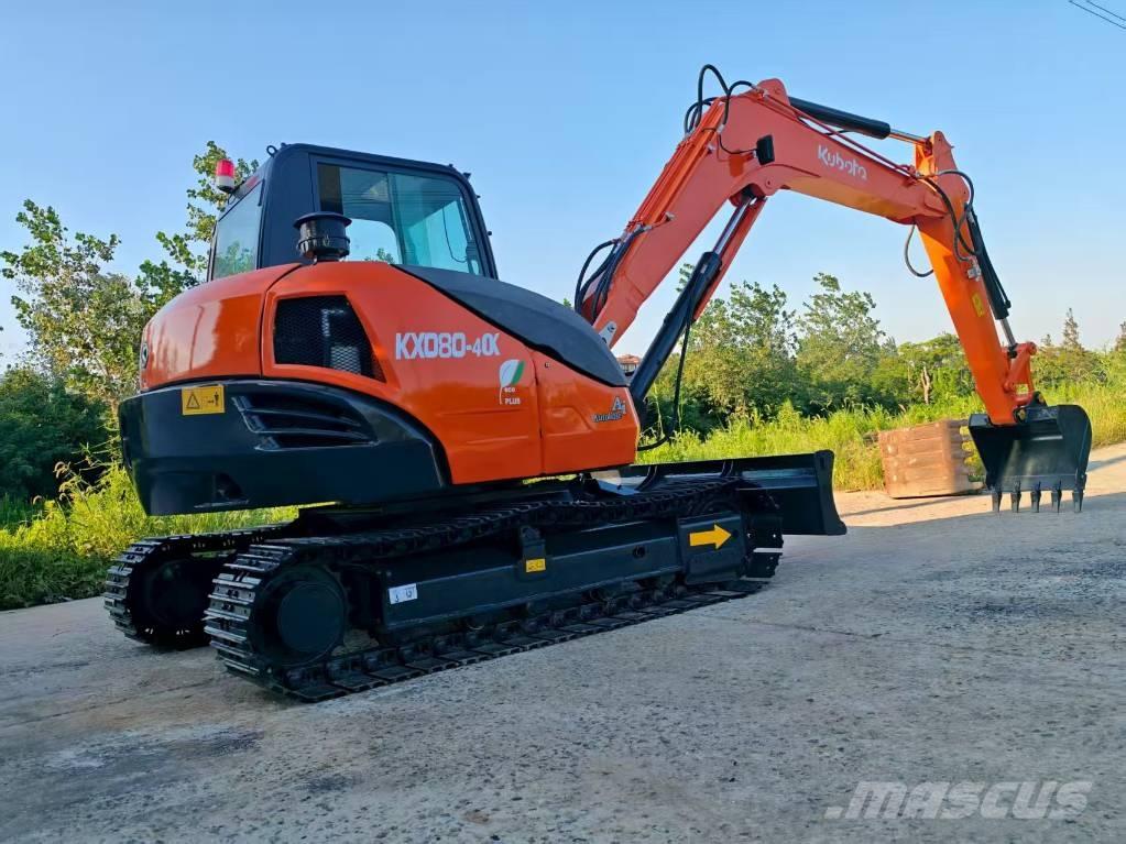 Kubota KX 080-4 Gravemaskiner på larvebånd