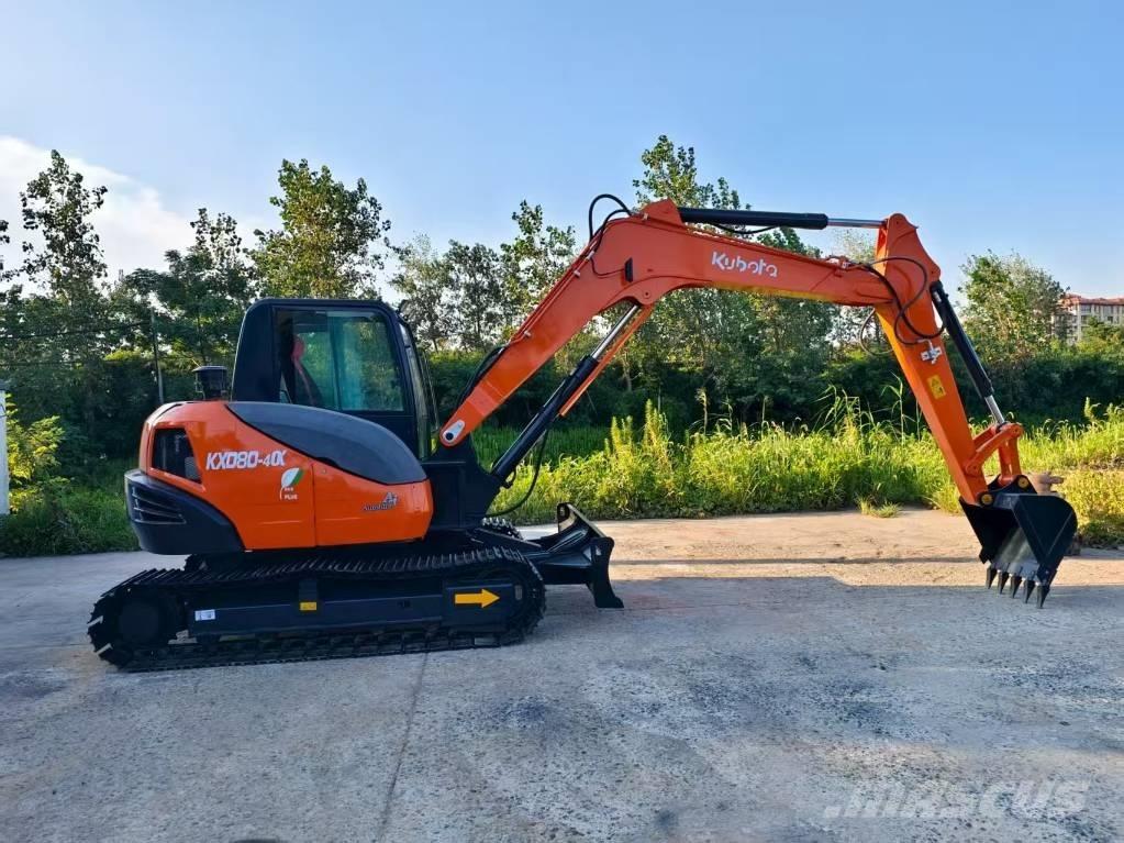 Kubota KX 080-4 Gravemaskiner på larvebånd