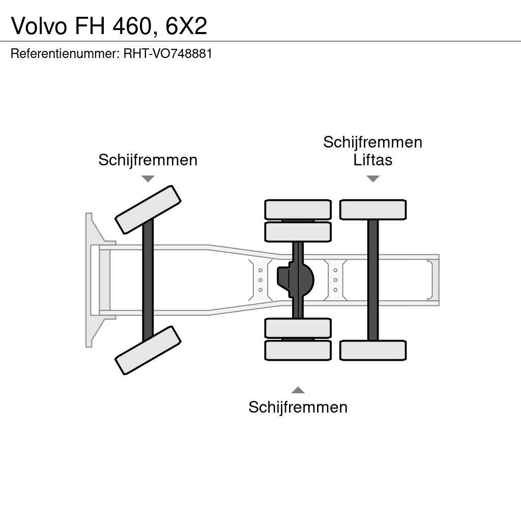 Volvo FH 460, 6X2 Trækkere