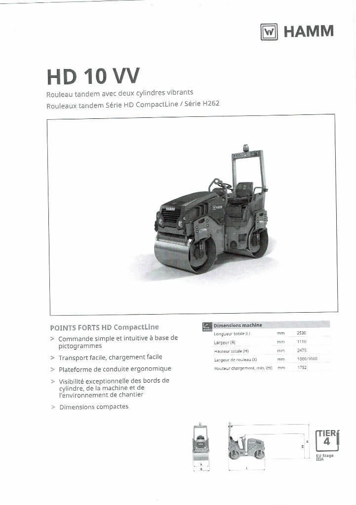 Hamm HD 10 VV Tvilling tromle