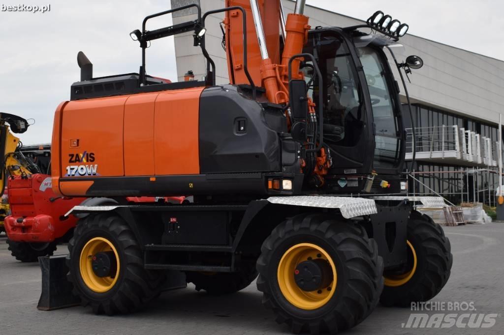 Hitachi ZX170 W-6 Gravemaskiner på hjul