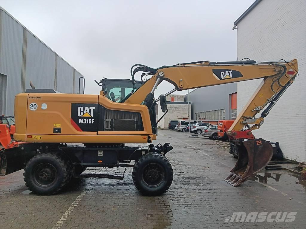 CAT M 318 F Gravemaskiner på hjul