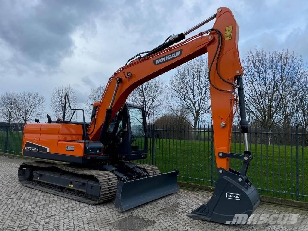 Doosan dx140w Gravemaskiner på hjul
