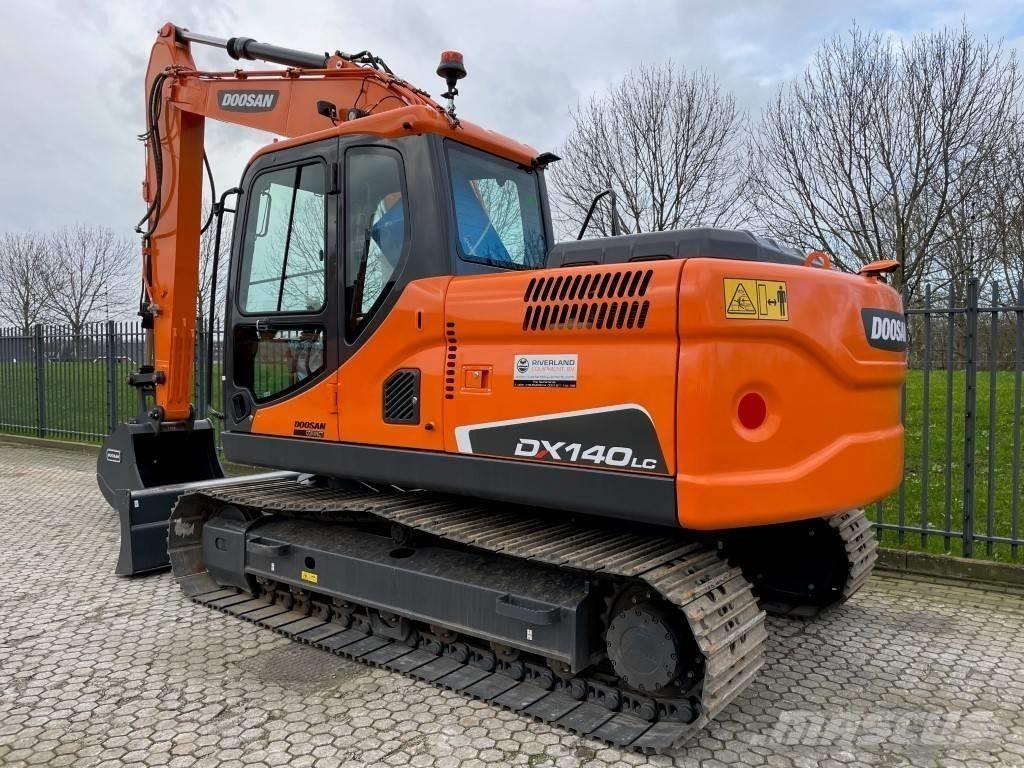 Doosan dx140w Gravemaskiner på hjul