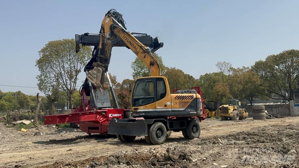 Hyundai R 150 W Gravemaskiner på hjul