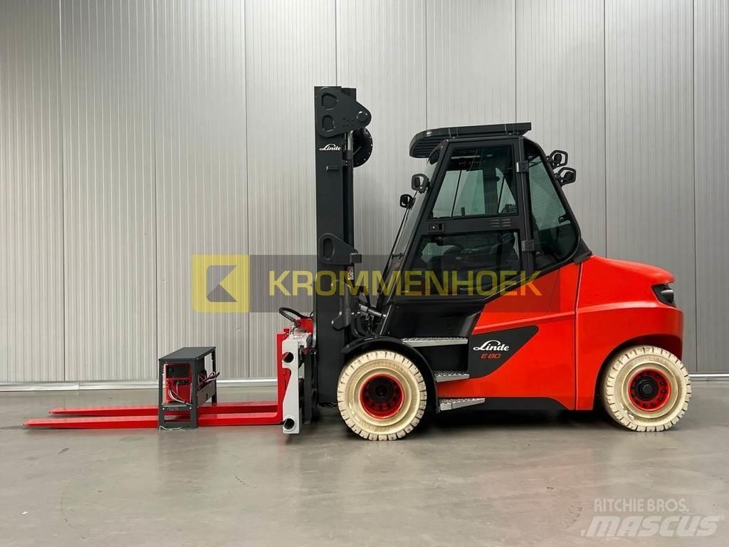 Linde E 80-900 El gaffeltrucks