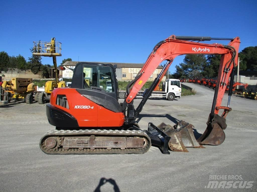 Kubota KX 080-4 Midi-gravemaskiner 7t - 12t